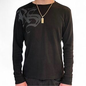 Vintage 90’s Black Long Sleeve Shirt